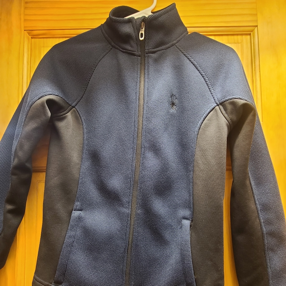 Spyder kids zip up jacket